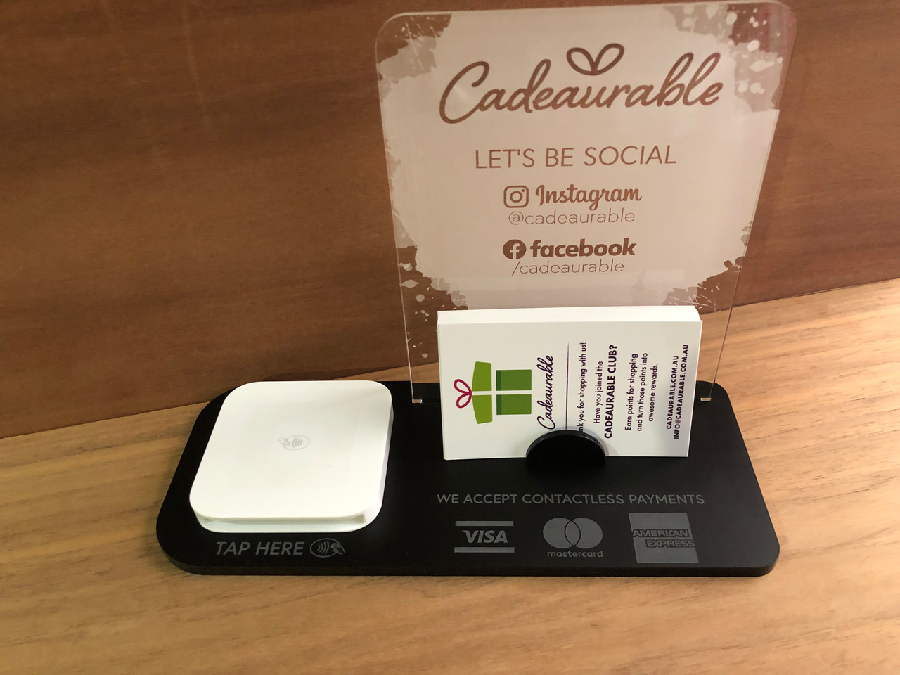 Square Reader Holder (All Acrylic) Personalisable