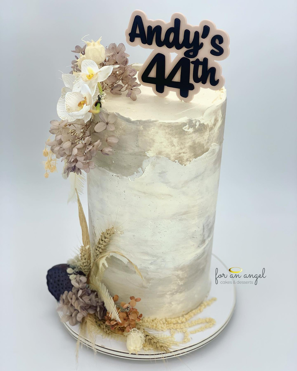 Cake Topper (Acrylic) - Double-layered Name and Age - Personalisable