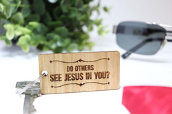 Keyring (Wood) - Do Others See Jesus In You