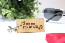 Keyring (Wood) - It Is Well Keyring (Wood) - It Is Well