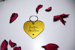 Keyring (Acrylic) - Hearty Gift - Personalised