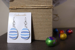 Easter Earrings (Acrylic) - Egg-citing Rhythm