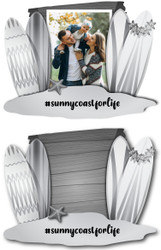 Multi-Layered Magnet Photo Holder (Wood) - Personalisable Multi-Layered Magnet Photo Holder (Wood) - Personalisable