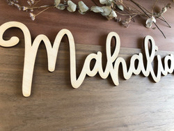 Baby Name Plaque (Wood) - Personalisable Baby Name Plaque (Wood) - Personalisable