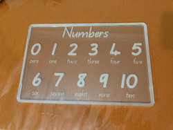 Numbers Tracing Board (Acrylic)