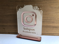 Single Business Social Media Plaque (Acrylic) -  Personalisable