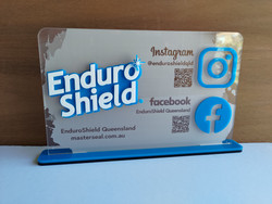 Business Social Media Plaque & Logo (All Acrylic) -  Personalisable