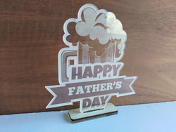 Trophy Award (Acrylic) - Father's Day Beer Banner