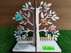 Easter Family Tree (Wood & Acrylic) - Personalisable Easter Family Tree (Wood & Acrylic) - Personalisable