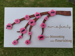 Family Tree (Wood & Acrylic) - Cherry Blossoming (Personalisable) Family Tree (Wood & Acrylic) - Cherry Blossoming (Personalisable)