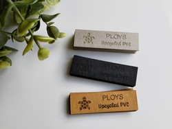 Custom Labels - Ploys Design (Washable Paper Fabric/Vegan Faux Leather) Custom Labels - Ploys Design (Washable Paper Fabric/Vegan Faux Leather)
