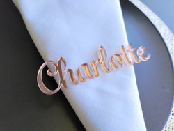Cut Out Name Place Cards (Acrylic) - Personalisable Cut Out Name Place Cards (Acrylic) - Personalisable