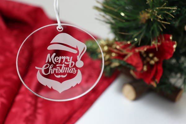 Christmas Ornament (Acrylic) - Santa Christmas