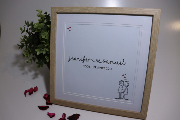 Frame Art - Couple's Together Since