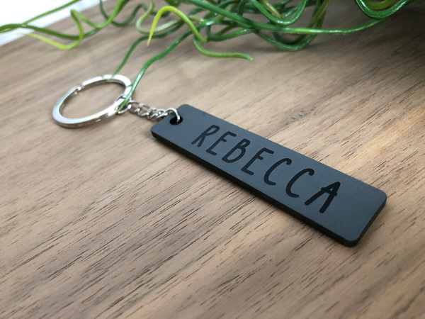 Keyring (Acrylic) - The Dark Night - Personalisable