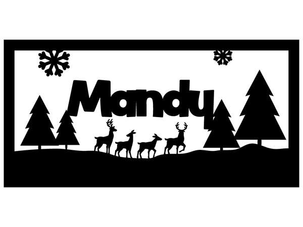 Choose Your Theme Name Sign (Wood) - Personalisable