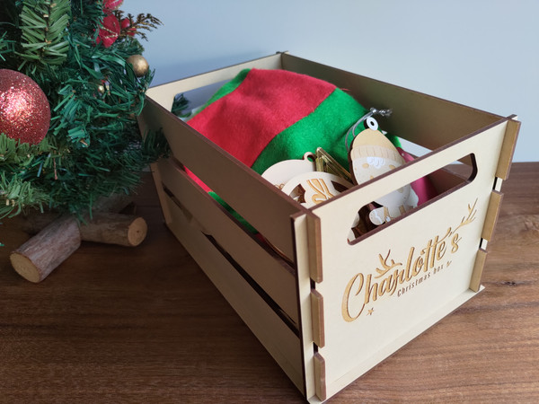 Christmas Eve Box (Wood) - Personalisable