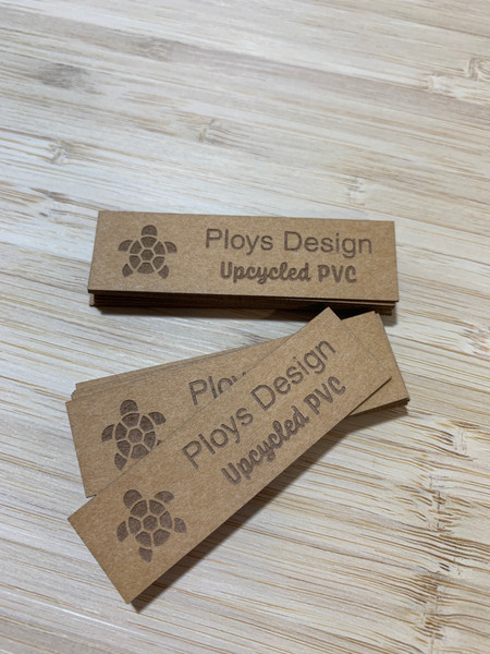Custom Labels - Ploys Design (Washable Paper Fabric/Vegan Faux Leather)