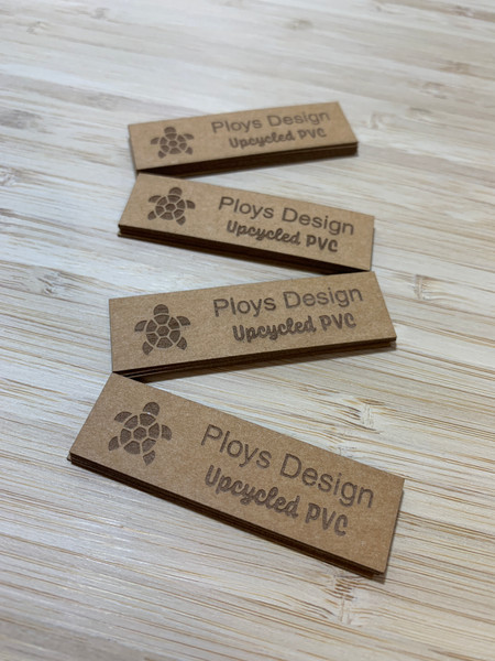 Custom Labels - Ploys Design (Washable Paper Fabric/Vegan Faux Leather)