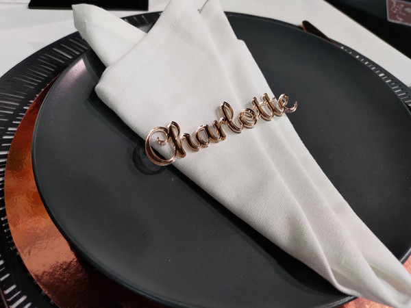 Cut Out Name Place Cards (Acrylic) - Personalisable