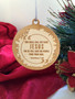 Christmas Ornament (Wood) - You Shall Call His Name Jesus