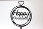 Cake Topper (Acrylic) - Happy Anniversary