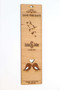 Wedding Favour (Wood) - Love Birds Save the Date Bookmark - Personalisable