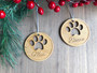 Christmas Pet Ornament (Wood) - Paw Power Engraved - Personalisable