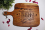 Cheese / Serving Board (Acacia Wood) - Marrying You - Personalisable