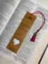 Bookmark (Wood) - We Love You -  Personalisable