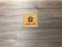 Square Engraved Labels (Washable Paper Fabric/Vegan Faux Leather)