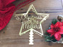 Christmas Star Tree Topper (Acrylic) - Groovy Christmas - Personalisable