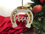 Christmas Pet Ornament (Wood) - Horse Shoe - Personalisable
