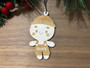 Happy Gingerbread Christmas Ornament (Wood) - Personalisable