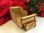 Santa Sleigh (Wood) - Table Decoration - Personalisable