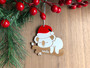 Christmas Ornament (Wood) - Festive Koala - Personalisable