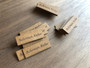 Rectangle Engraved Labels (Washable Paper Fabric/Vegan Faux Leather)