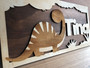Dinosaur Name Sign (Wood) - Personalisable