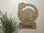 Dinosaur Hanger Name Sign (Wood) - Personalisable