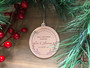 Christmas Ornament (Acrylic) - First Christmas Married - Personalisable