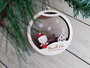Multilayered Christmas Ornament (Wood & Acrylic) - Baby's First Christmas Village- Personalisable