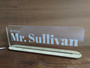 Desk Name Stand (Acrylic & Wood) -  Personalisable