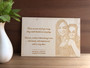 Memorial Engraved Photo Plaque (Plywood) - Personalisable