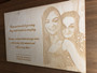 Memorial Engraved Photo Plaque (Plywood) - Personalisable