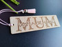 Bookmark (Wood) - Love You Mum /Nan - Thin Letters