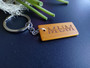 Keyring (Solid Bamboo) - Love You Mum / Nan