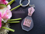 Keyring (Acrylic) - No. 1 Mum Perfume Bottle (Personalisable)