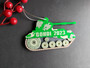 Multilayered Christmas Ornament (Acrylic) - Military Tank - Personalisable