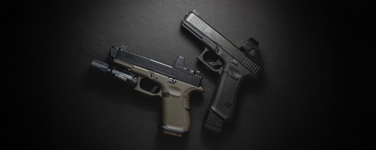 Glock 19 and Glock 17 Gen 5 with JagerWerks Milling