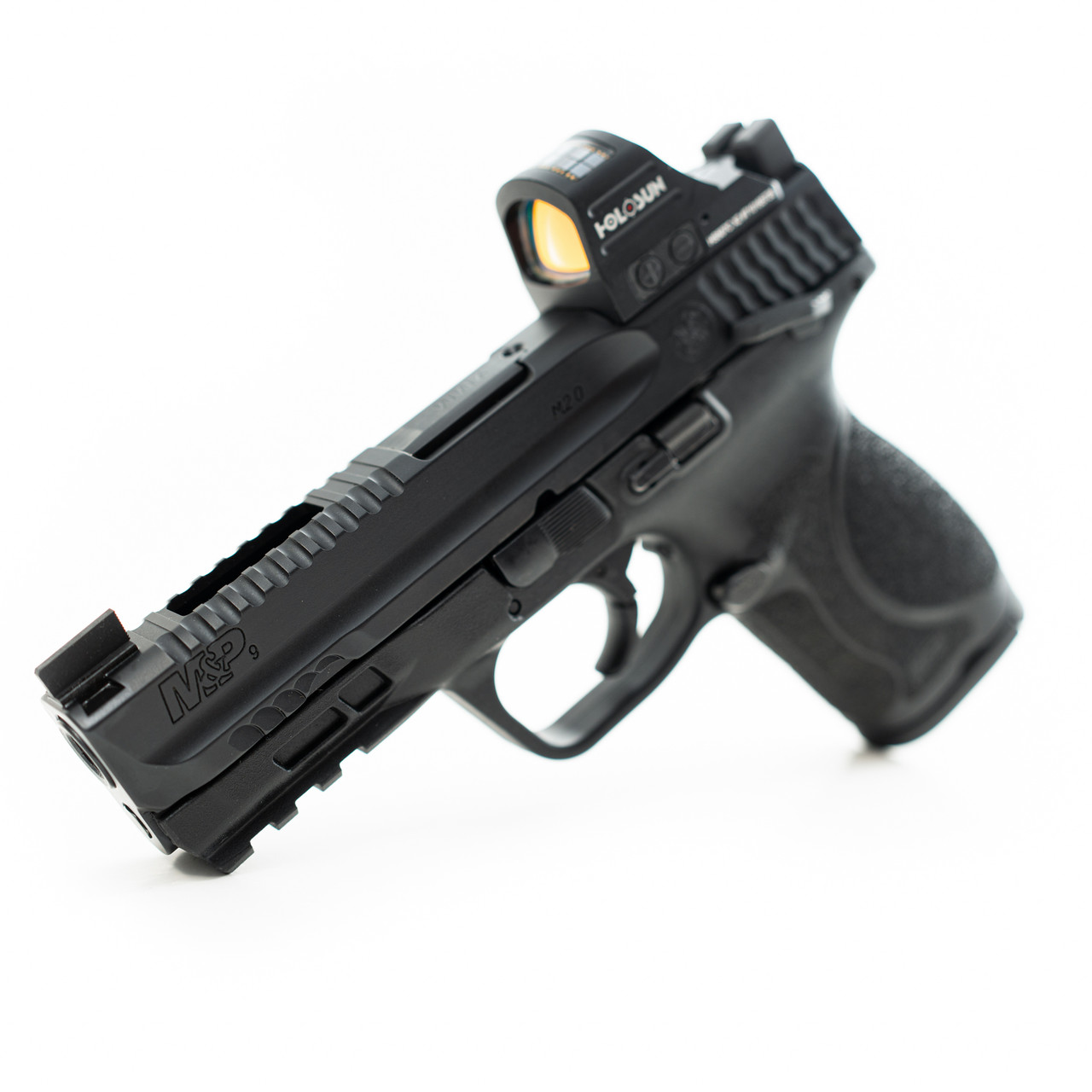 Smith and Wesson M&P 2.0 9 (Manual Safety) w/Holosun 507C - Black